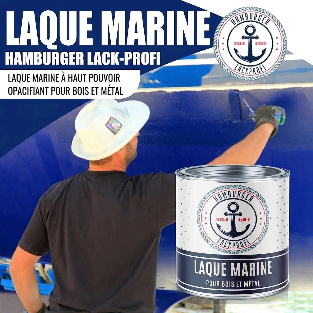Laque marine kit tout-en-un (X500), accessoires XXL inclus - Hamburger Lack-Profi