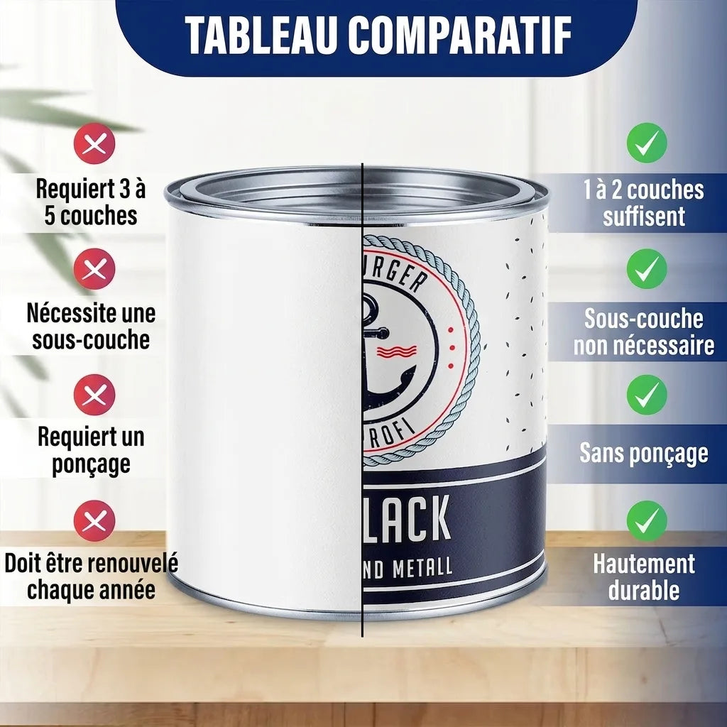 Laque colorée kit tout-en-un (X500), accessoires XXL inclus - Hamburger Lack-Profi