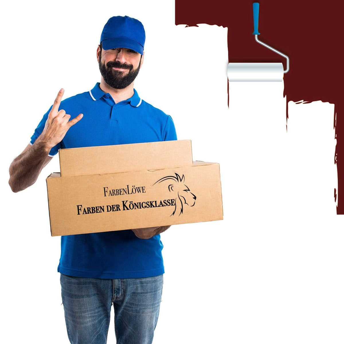 FARBENLÖWE Goldmeister Farben Betonfarbe - Schlagfeste Fußbodenfarbe