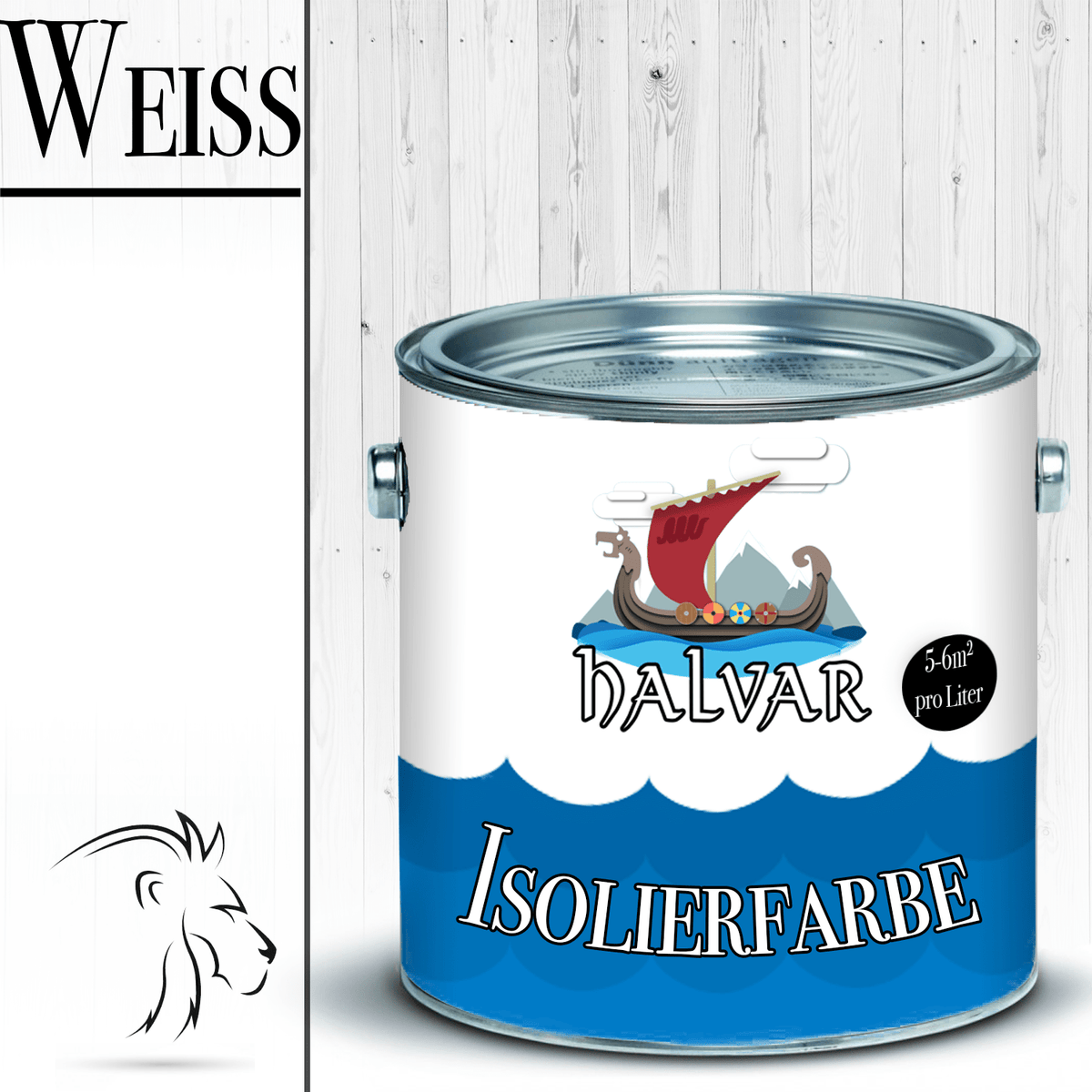 Halvar Isolierfarbe - skandinavische Antischimmelfarbe - FARBENLÖWE