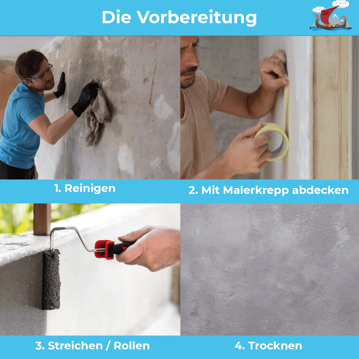 FARBENLÖWE Lacke & Beschichtungen Halvar Betonfarbe - hochwertige Fassadenfarbe