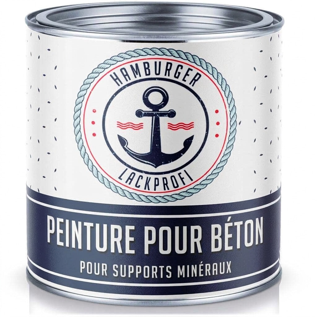 Peinture pour béton kit tout-en-un (X500), accessoires XXL inclus - Hamburger Lack-Profi