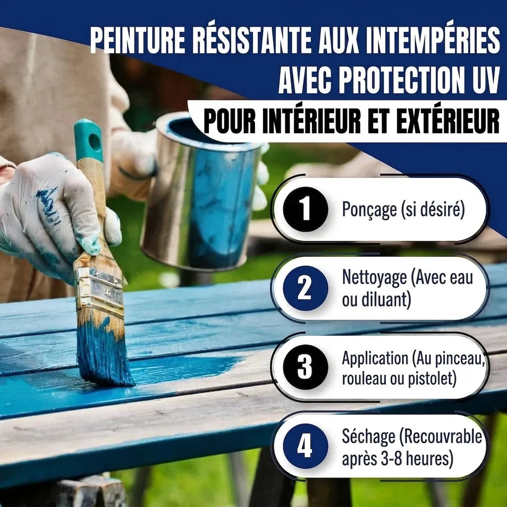 Laque colorée kit tout-en-un (X500), accessoires XXL inclus - Hamburger Lack-Profi
