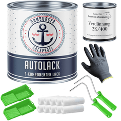 Farbe inkl. Roller &amp; Verdünnung