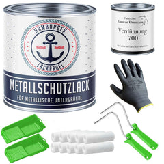 Farbe inkl. Roller &amp; Verdünnung